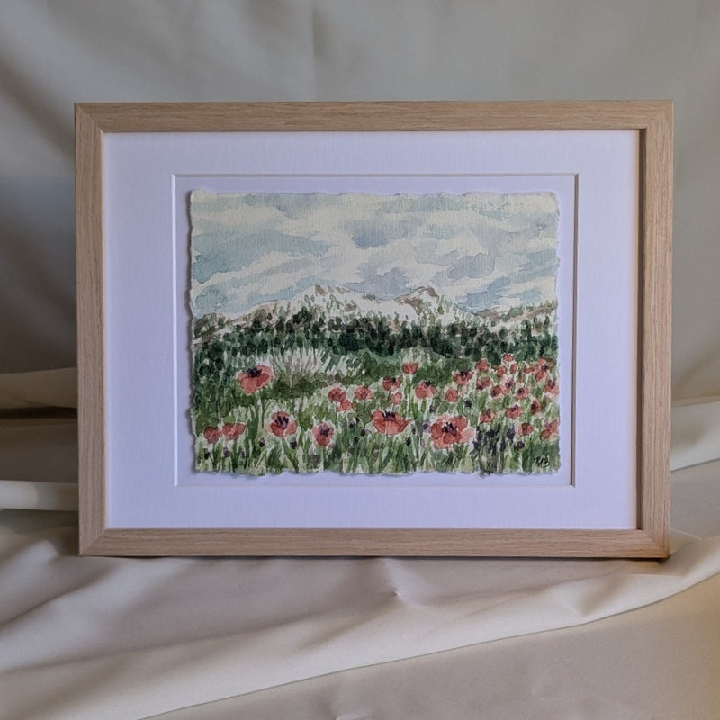 Original Painting: Poppy Field