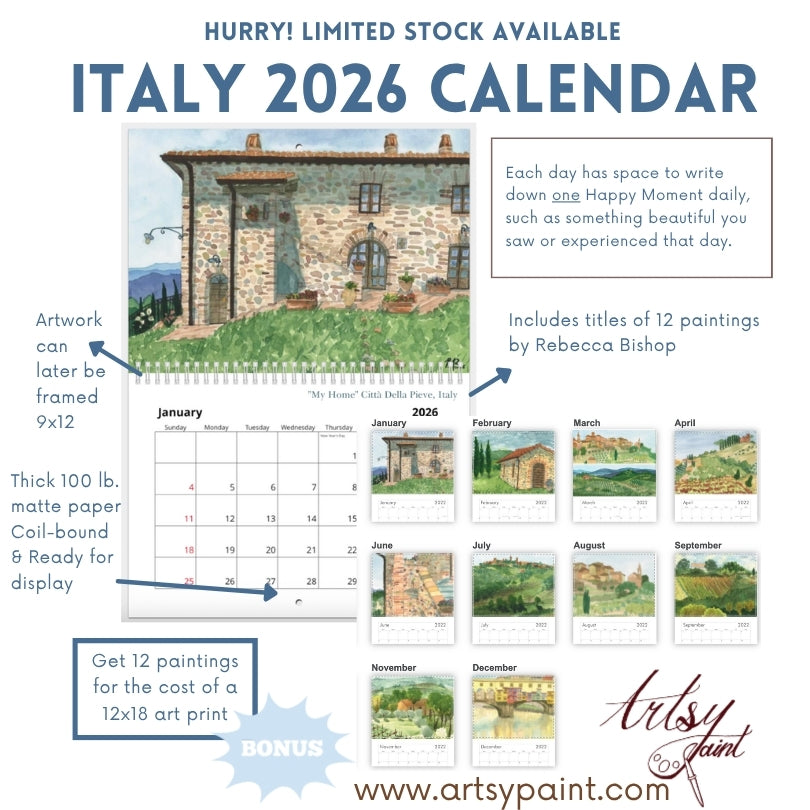 *PRE-ORDER* 2026 Italy Calendar
