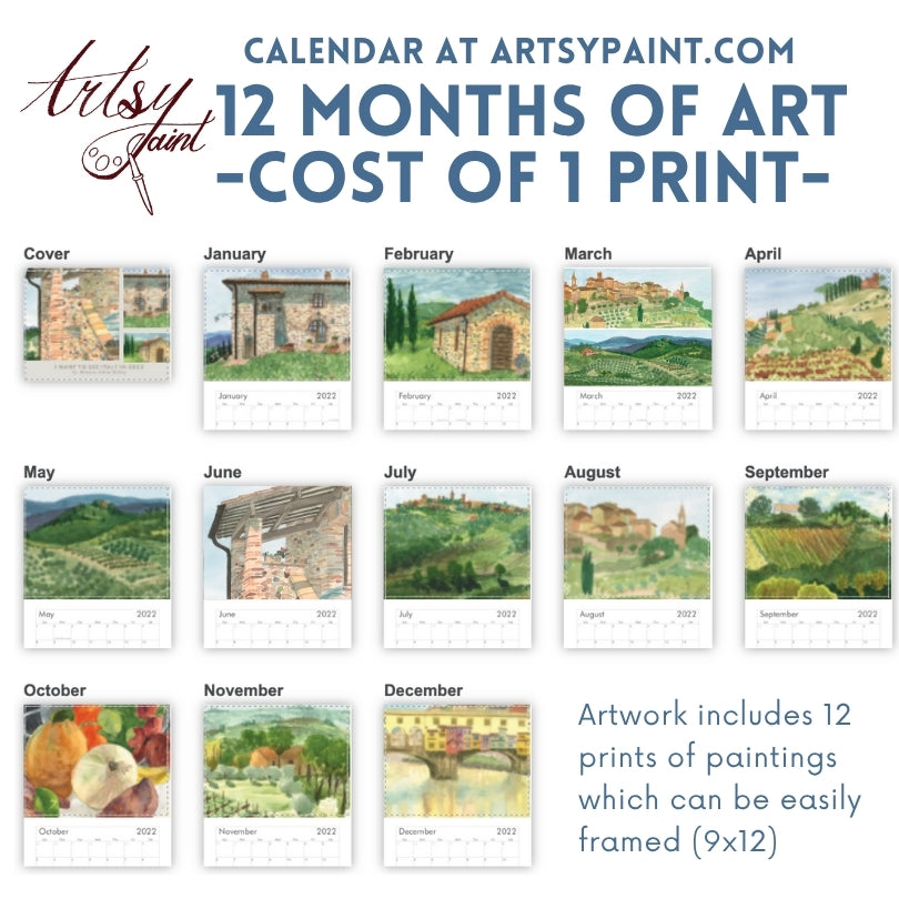 *PRE-ORDER* 2026 Italy Calendar