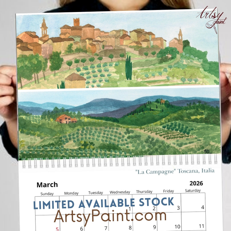 *PRE-ORDER* 2026 Italy Calendar