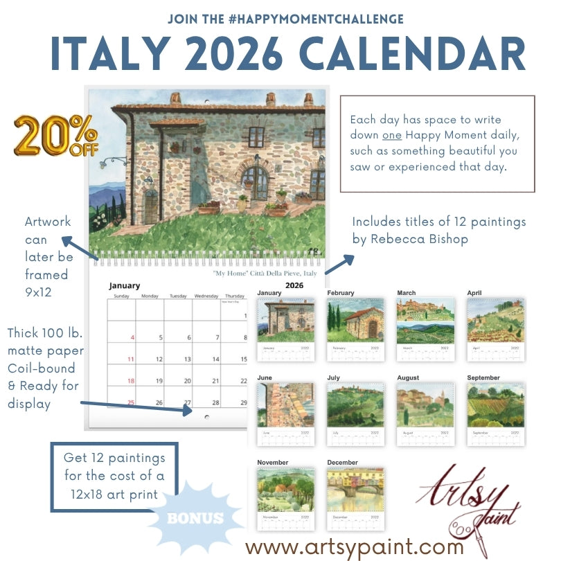 *PRE-ORDER* 2026 Italy Calendar