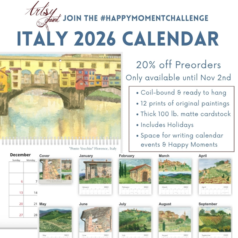 *PRE-ORDER* 2026 Italy Calendar
