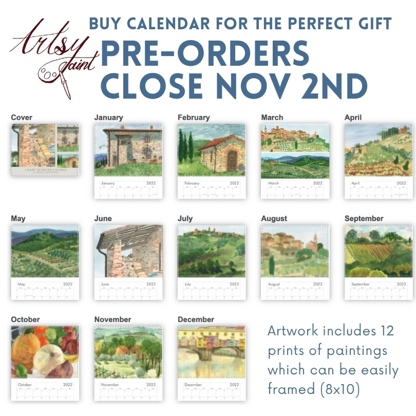 *PRE-ORDER* 2026 Italy Calendar