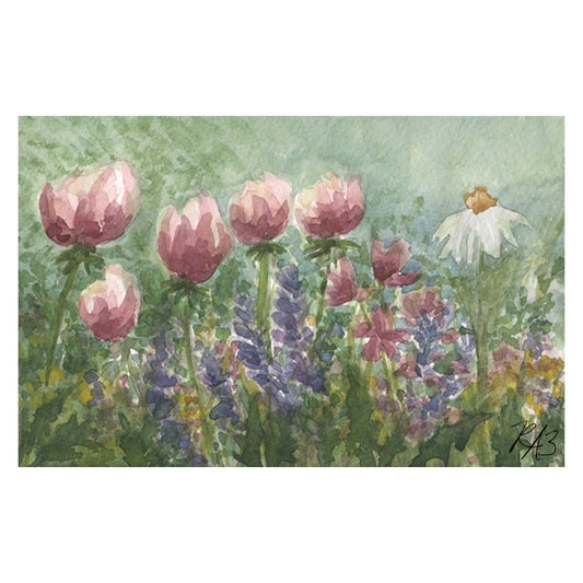 Linen Print: Filled Field