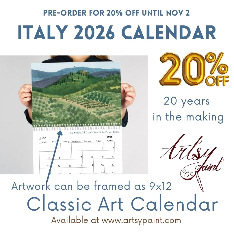 *PRE-ORDER* 2026 Italy Calendar