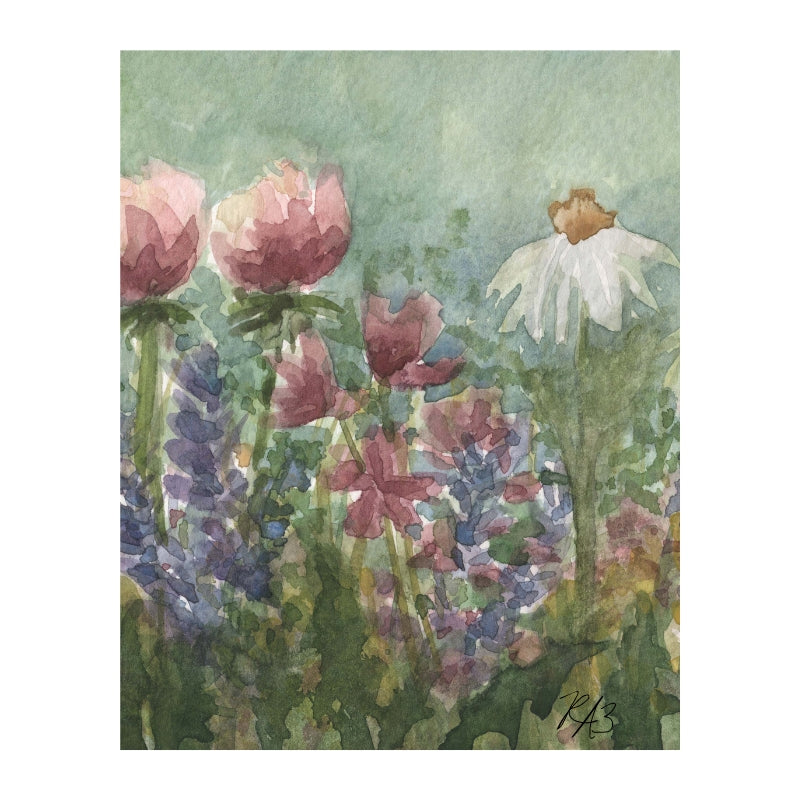 Linen Print: Filled Field