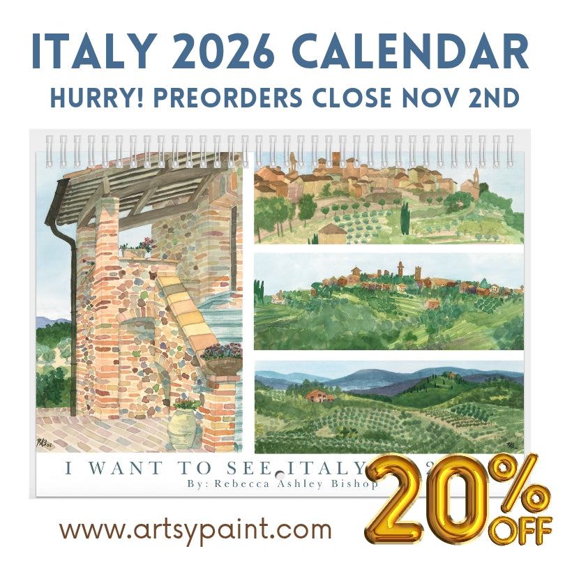 *PRE-ORDER* 2026 Italy Calendar