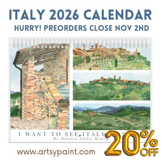*PRE-ORDER* 2026 Italy Calendar