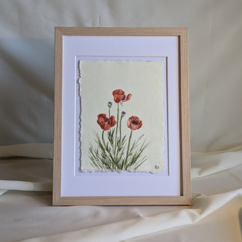 Original Painting: Rogue Poppy